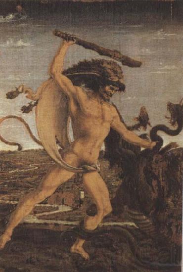 Sandro Botticelli ANtonio del Pollaiolo Hercules and the Hydra Norge oil painting art